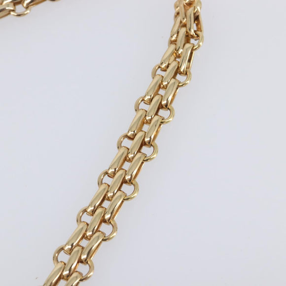 Christian Dior Necklace metal Gold Tone Auth SW2803