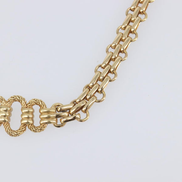 Christian Dior Necklace metal Gold Tone Auth SW2803