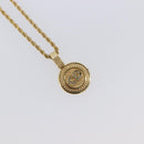 Christian Dior Necklace metal 3 Set Gold Auth SW2804-13