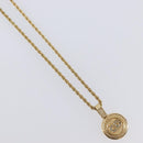 Christian Dior Necklace metal 3 Set Gold Auth SW2804-14