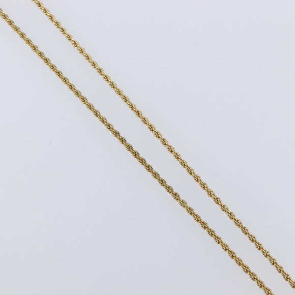 Christian Dior Necklace metal 3 Set Gold Auth SW2804