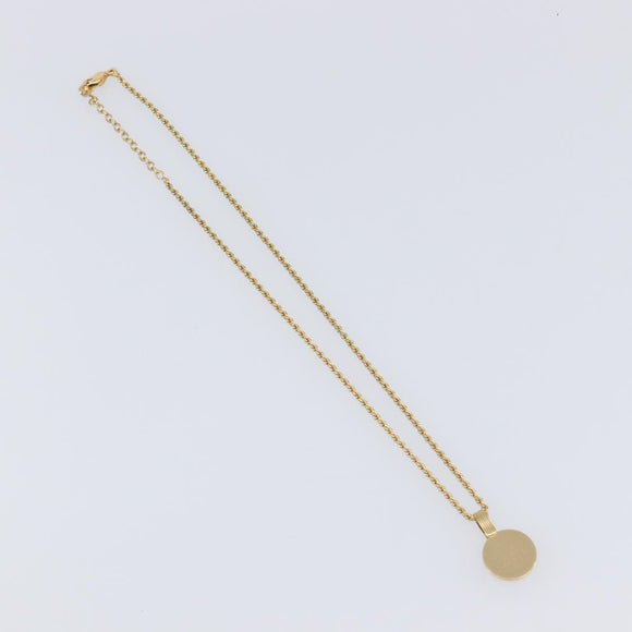 Christian Dior Necklace metal 3 Set Gold Auth SW2804