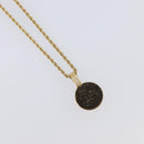Christian Dior Necklace metal 3 Set Gold Auth SW2804-18