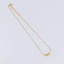 Christian Dior Necklace metal 3 Set Gold Auth SW2804-22