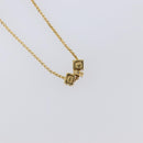 Christian Dior Necklace metal 3 Set Gold Auth SW2804-28