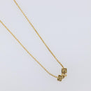 Christian Dior Necklace metal 3 Set Gold Auth SW2804-29