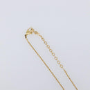 Christian Dior Necklace metal 3 Set Gold Auth SW2804-6