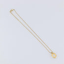 Christian Dior Necklace metal 3 Set Gold Auth SW2804-7