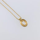 Christian Dior Necklace metal 3 Set Gold Auth SW2804-8