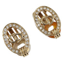 Christian Dior Earring metal Gold Tone Auth SW2805V-1