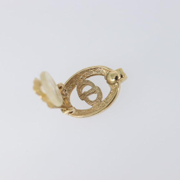Christian Dior Earring metal Gold Tone Auth SW2805V