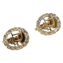 Christian Dior Earring metal Gold Tone Auth SW2806V-1