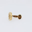 Christian Dior Earring metal Gold Tone Auth SW2806V-4
