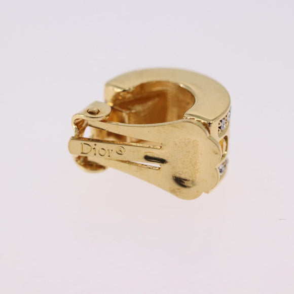 Christian Dior Earring metal 3 Set Gold Tone Auth SW2808