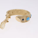 Christian Dior Earring metal 3 Set Gold Tone Auth SW2808-5