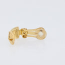 Christian Dior Earring metal Gold Tone Auth SW2809-4