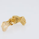Christian Dior Earring metal Gold Tone Auth SW2809-9
