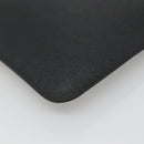 BALENCIAGA Clutch Bag Leather Black Gold 630626 Auth sw281-17