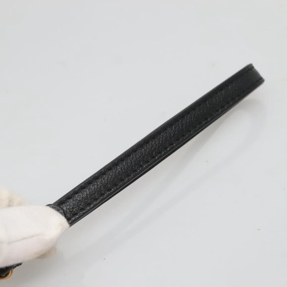 BALENCIAGA Clutch Bag Leather Black Gold 630626 Auth sw281