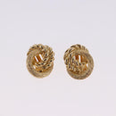 Christian Dior Earring metal 3 Set Gold Tone Auth SW2810-12