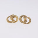 Christian Dior Earring metal 3 Set Gold Tone Auth SW2810-2