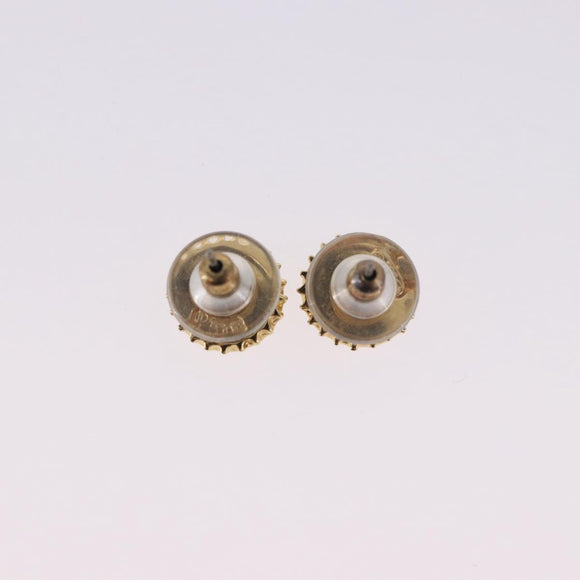 Christian Dior Earring metal 3 Set Gold Tone Auth SW2810