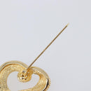 Christian Dior Brooch metal Gold Tone Auth SW2811-14