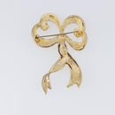 Christian Dior Brooch metal Gold Tone Auth SW2811-7