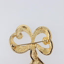 Christian Dior Brooch metal Gold Tone Auth SW2811-8