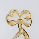 Christian Dior Brooch metal Gold Tone Auth SW2811-9