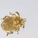 Christian Dior Ladybug Brooch metal Gold Auth SW2812-13