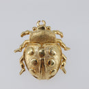 Christian Dior Ladybug Brooch metal Gold Auth SW2812-4