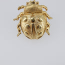 Christian Dior Ladybug Brooch metal Gold Auth SW2812-5