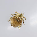 Christian Dior Ladybug Brooch metal Gold Auth SW2812-6