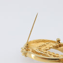 Christian Dior Brooch metal Gold Tone Auth SW2813V-14