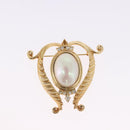 Christian Dior Brooch metal 2 Set Gold Tone Auth SW2814-6