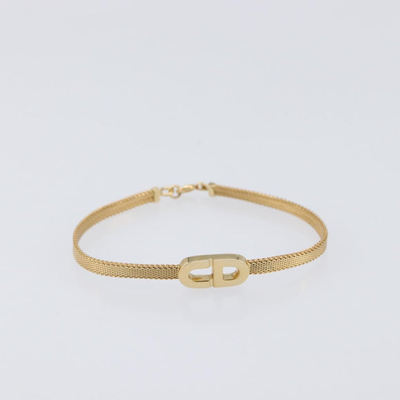 Christian Dior Bracelet metal 3 Set Gold Auth SW2817