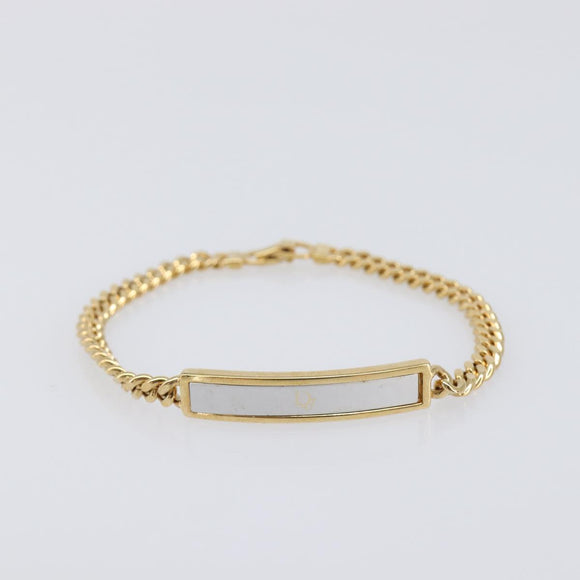 Christian Dior Bracelet metal 3 Set Gold Auth SW2817