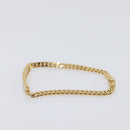 Christian Dior Bracelet metal 3 Set Gold Auth SW2817-18