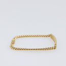 Christian Dior Bracelet metal 3 Set Gold Auth SW2817-19