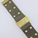 Christian Dior Bracelet Canvas Khaki Auth SW2818-14