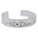 Christian Dior Bangle Bracelet plastic Clear Auth SW2819-1