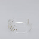 Christian Dior Bangle Bracelet plastic Clear Auth SW2819-4