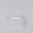 Christian Dior Bangle Bracelet plastic Clear Auth SW2819-5