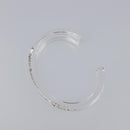 Christian Dior Bangle Bracelet plastic Clear Auth SW2819-7
