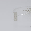 Christian Dior Bangle Bracelet plastic Clear Auth SW2819-9