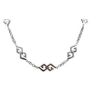 GIVENCHY Necklace metal Silver Auth SW2820-1