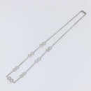 GIVENCHY Necklace metal Silver Auth SW2820-10