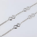 GIVENCHY Necklace metal Silver Auth SW2820-12