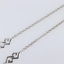 GIVENCHY Necklace metal Silver Auth SW2820-13